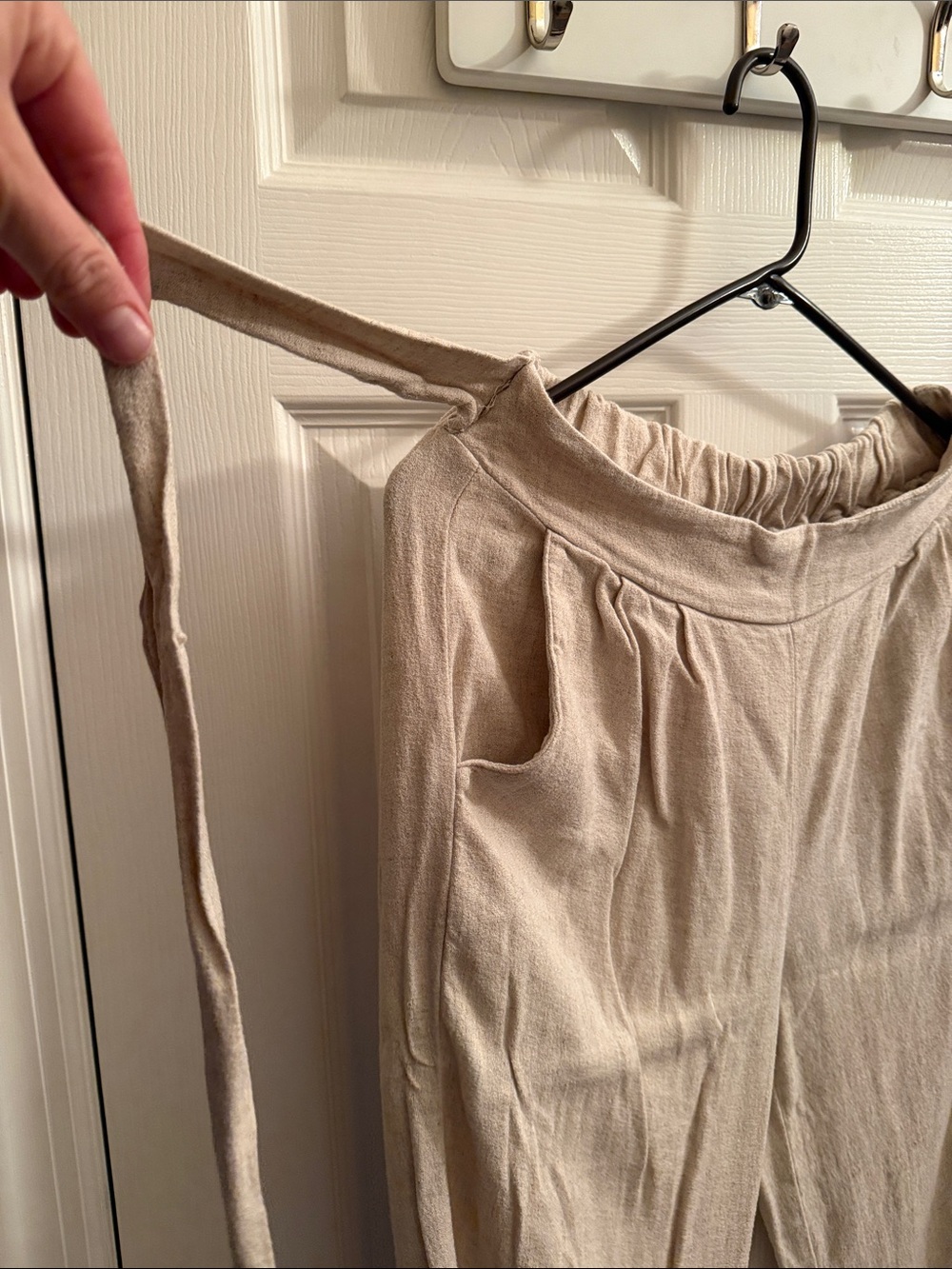 Lilyful Chico Neutral Ribbed Drawstring Pants - Picture 7 of 10